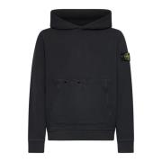 Stone Island Svarta Tröjor för Män Black, Herr