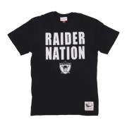 Mitchell & Ness Oakland Raiders NFL T-shirt Black, Herr