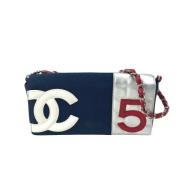 Chanel Vintage Pre-owned Canvas chanel-vskor Blue, Dam