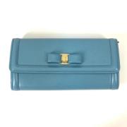 Salvatore Ferragamo Pre-owned Pre-owned Laeder plnbcker Blue, Dam