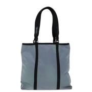 Prada Vintage Pre-owned Tyg totevskor Blue, Dam