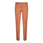 Incotex Slim Fit Brun Byxor Brown, Herr