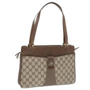 Gucci Vintage Pre-owned Canvas gucci-vskor Beige, Dam