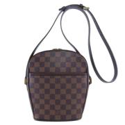 Louis Vuitton Vintage Pre-owned Tyg axelremsvskor Brown, Dam