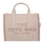 Marc Jacobs Jacquard Mönstrad Tyg Shopper Väska Pink, Dam