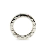 Bvlgari Vintage Pre-owned Vitt guld ringar Gray, Dam