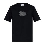 Burberry Bomull T-shirt Black, Dam