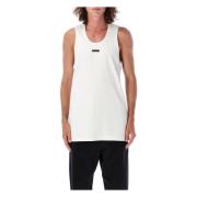 Fear Of God Vit Ribbad Tanktopp Aw24 White, Herr