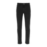 Z Zegna Stretch Denim Roccia Jeans Black, Herr