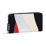 Desigual Silver Zip Wallet - Höst/Vinter Stil Multicolor, Dam