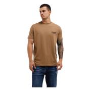 Iceberg Logo T-shirt Brun Herr Brown, Herr