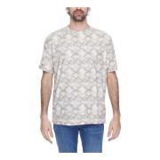 Antony Morato Geometrisk Beige T-shirt Beige, Herr