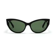 L.g.r Vintage Cat-Eye Solglasögon Twiga Black, Unisex