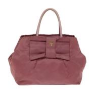 Prada Vintage Pre-owned Tyg prada-vskor Pink, Dam