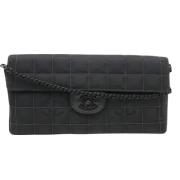 Chanel Vintage Pre-owned Canvas chanel-vskor Black, Dam