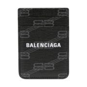 Balenciaga Monogram Print Kortfickor Väska Black, Herr