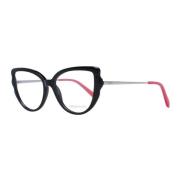 Emilio Pucci Svart Cat Eye Optiska Ramar Black, Dam