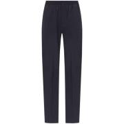 Givenchy Marinblå Elastisk Midja Jogger Byxor Blue, Herr