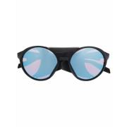 Oakley Svarta Runda Solglasögon Tonade Linser Black, Unisex