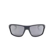 Oakley Svarta Fyrkantiga Bågar Solglasögon Prizm Black, Unisex