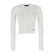 Dolce & Gabbana Stickat Sortiment White, Dam