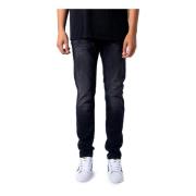 Jack & Jones Svart Dragkedja Knapp Herr Jeans Black, Herr