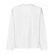 Jil Sander Vit Bomull Långärmad T-shirt White, Herr