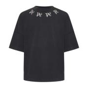 Palm Angels Snygga T-shirts och Polos Black, Herr