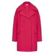 RED Valentino Stilfull Damkappa Casentino Tyg Pink, Dam