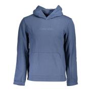 Calvin Klein Blå Långärmad Broderad Logosweatshirt Blue, Herr