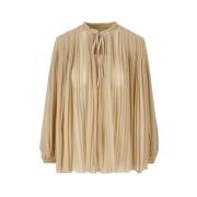 Chloé Barley Brown Blus Kvinna Brown, Dam