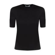 Max Mara Silke Kashmir Crew-Neck Tröja Black, Dam