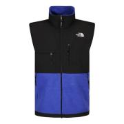 The North Face Broderad Logga Dragkedja Väst Blue, Herr