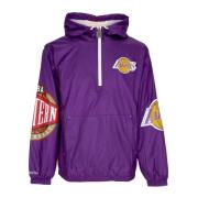 Mitchell & Ness Los Angeles Lakers Windbreaker Anorak Purple, Herr