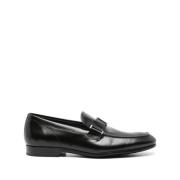 Tod's Svart Kalvläder Band Slip-On Black, Herr