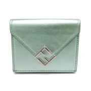 Fendi Vintage Pre-owned Laeder plnbcker Green, Dam