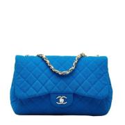 Chanel Vintage Pre-owned Canvas chanel-vskor Blue, Dam