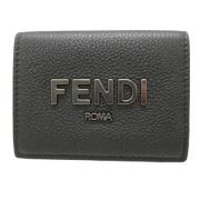 Fendi Vintage Pre-owned Laeder plnbcker Black, Unisex