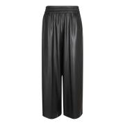 Max Mara Weekend Svart Jerseybyxa Black, Dam