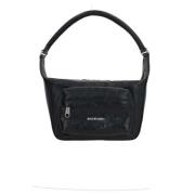 Balenciaga Svart Arena Läder Axelväska Black, Dam