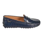 Tod's Platta Skor för Kvinnor Blue, Dam