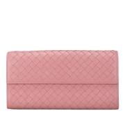 Bottega Veneta Vintage Pre-owned Laeder plnbcker Pink, Dam