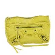 Balenciaga Vintage Pre-owned Laeder necessrer Yellow, Dam