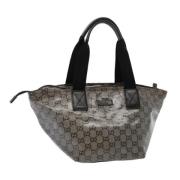 Gucci Vintage Pre-owned Canvas totevskor Black, Dam