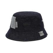 Vans Check Denim Bucket Hat Blue, Dam