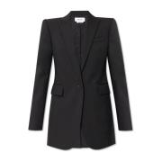 Alexander McQueen Ull Blazer Black, Dam