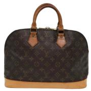 Louis Vuitton Vintage Pre-owned Canvas handvskor Brown, Dam