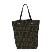 Fendi Vintage Pre-owned Canvas fendi-vskor Brown, Dam