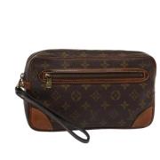 Louis Vuitton Vintage Pre-owned Canvas kuvertvskor Brown, Dam