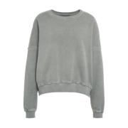 Kaos Grå Sweatshirt Aw24 Gray, Dam